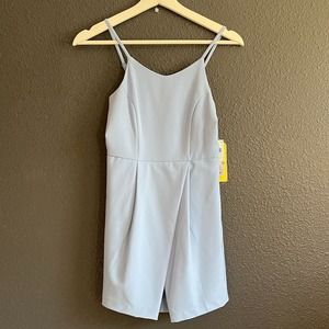 GB Girls Fan Favs Spaghetti Strap V-Neck Overlap Skirt Skater Dress  Size 10